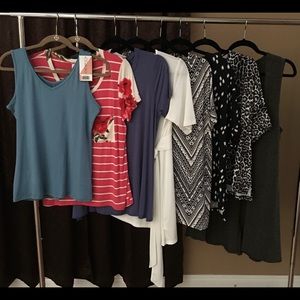 PIPHANY SET OF 8 SHIRTS SIZE LARGE